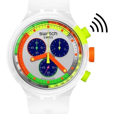 Swatch Big Bold SB02K101-5300 Neon Jelly Pay! Watch