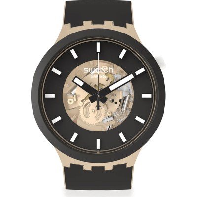 Swatch Big Bold SB03C100 Time For Taupe Watch