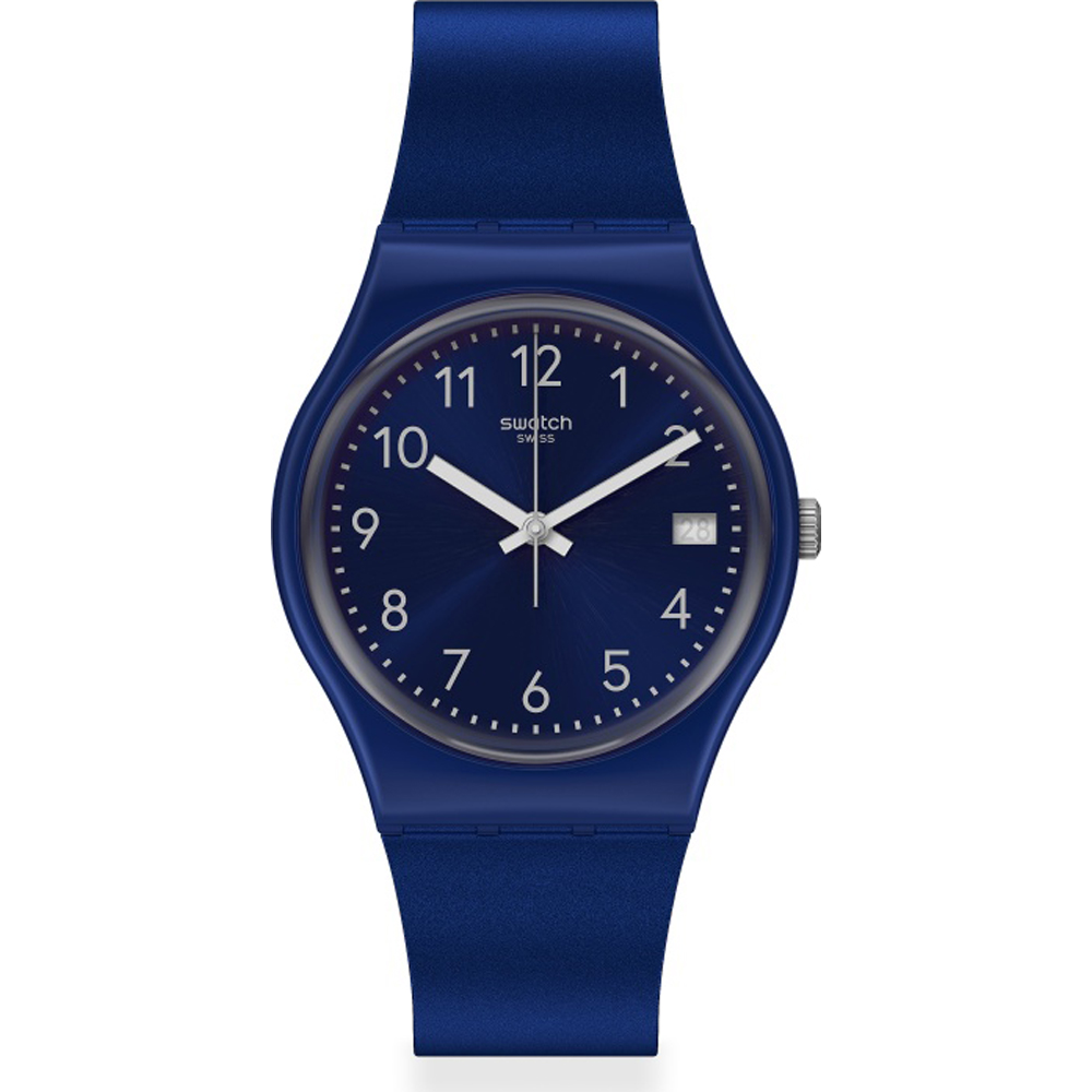 Swatch Standard Gents GN416 Silver In Blue Watch