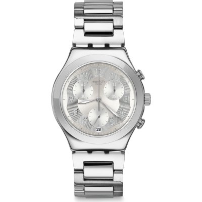 Swatch Irony Chrono YCS604G Silver Ring Watch