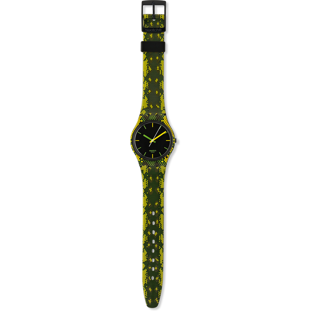 Swatch Standard Gents GB253 Snaky Green Watch