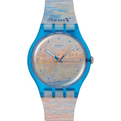 Swatch Originals Large (41mm) SO29Z150 Monet's Palazzo Ducale Watch