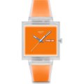 Swatch What If - Square SO38K704 What If... Jelly see thru orange? Watch