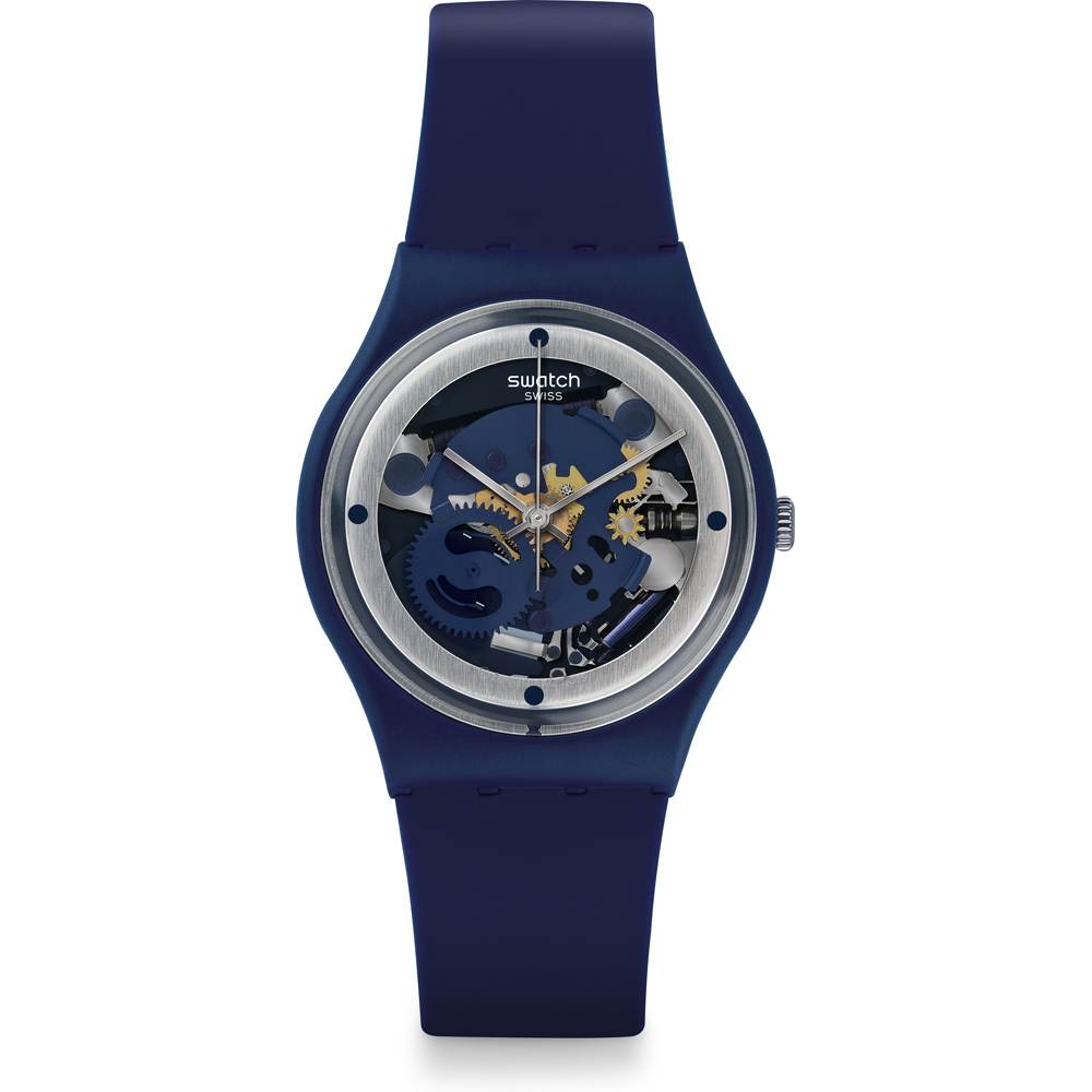 Swatch Standard Gents GN245 Squelette Blue Watch