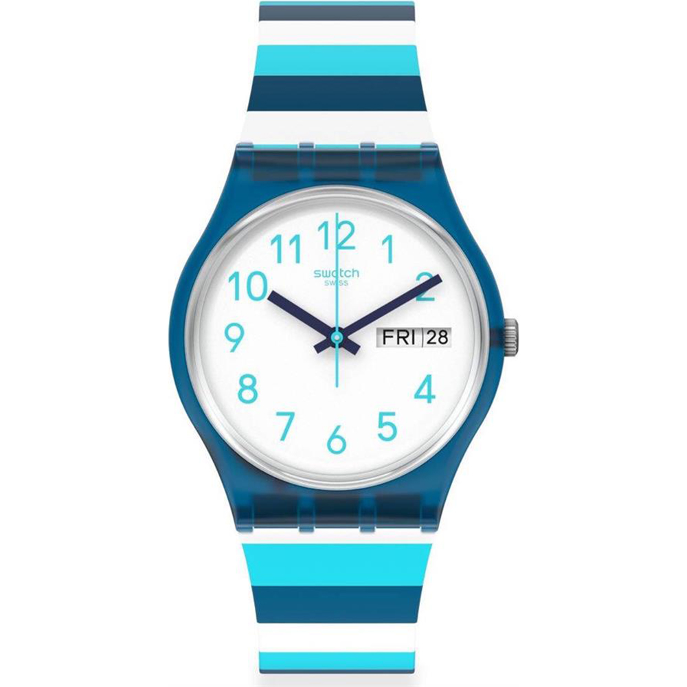 Swatch Standard Gents GN728 Striped Waves Watch