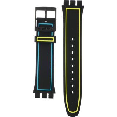 Swatch Plastic - Originals Large (41mm) SUO/SO29/SO32 ASUOB146 SUOB146 Around The Strap Strap
