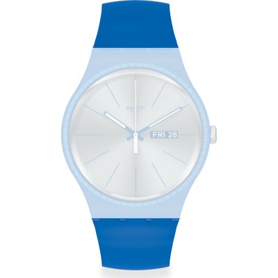 Swatch Plastic - Originals Large (41mm) SUO/SO29/SO32 ASUON714 SUON714 Wave Path Strap