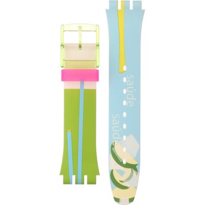 Swatch Plastic - Originals Large (41mm) SUO/SO29/SO32 ASUOW124 SUOW124 Caipi Strap