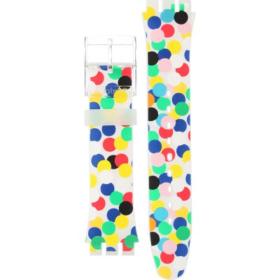 Swatch Plastic - Originals Large (41mm) SUO/SO29/SO32 ASUOZ213 SUOZ213 Spot The Dot - Mendini Strap