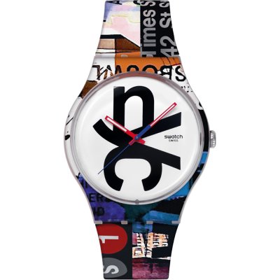 Swatch Originals Large (41mm) SUOZ370 Destination New York - Carsontime Watch