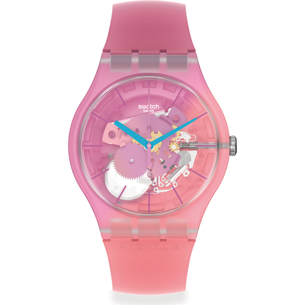 Swatch NewGent SUOK151 Supercharged pinks Watch