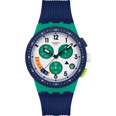 Swatch New Chrono Plastic SUSG412 Time Flies Watch