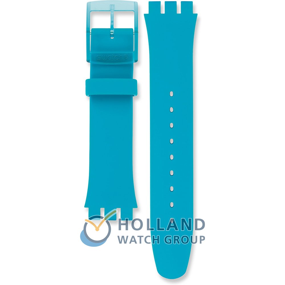 Swatch Plastic - NewGent ASUOL700 SUOL700 Turquoise Rebel Strap