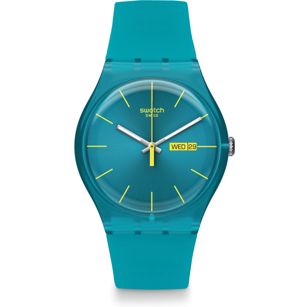 Swatch NewGent SUOL700 Turquoise Rebel Watch