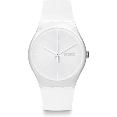 Swatch Originals Large (41mm) SUOW701 White Rebel Watch