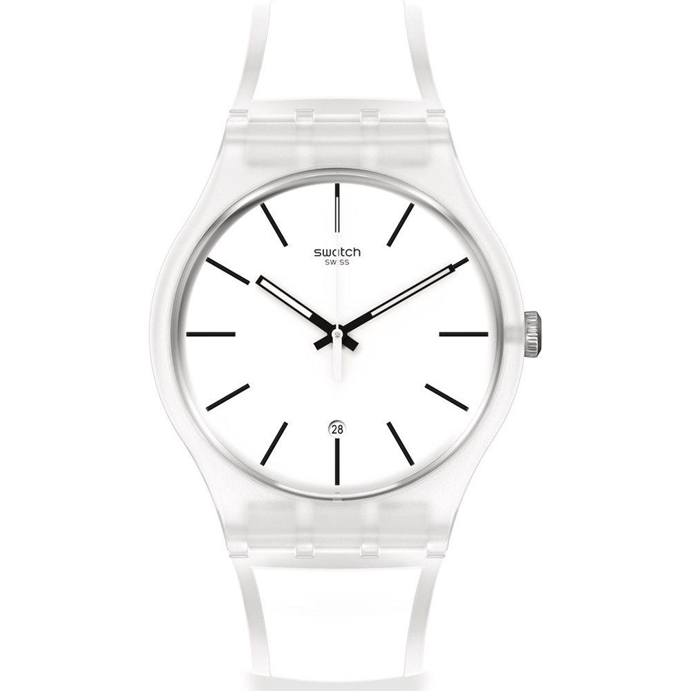 Swatch NewGent SO29K401 White Trip Watch