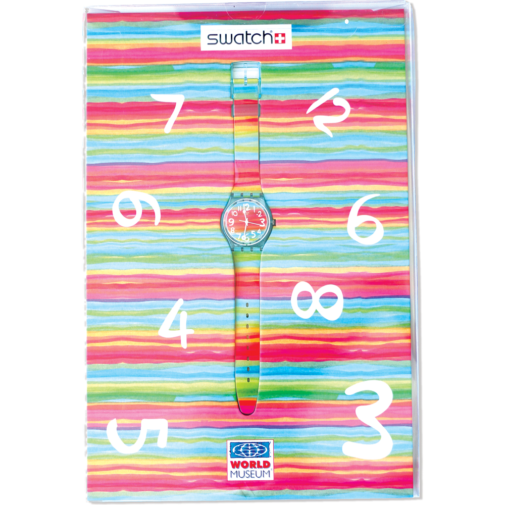 Swatch Packaging Specials GS124PACK World Museum (Color The Sky) Watch