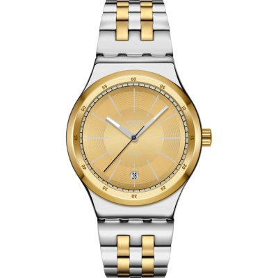 Swatch Sistem 51 Irony YIS437G Goldcloak Mecanism Watch