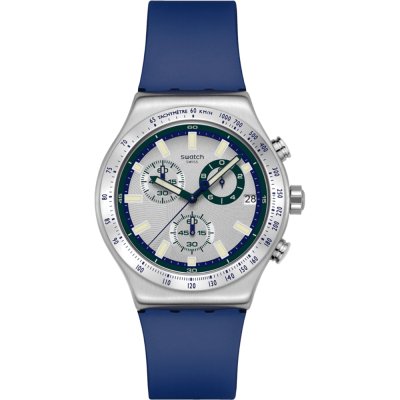 Swatch Irony - Chrono New YVS539 Blue reflective Watch