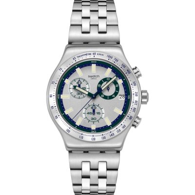 Swatch Irony - Chrono New YVS539G Midnight in the mirror Watch