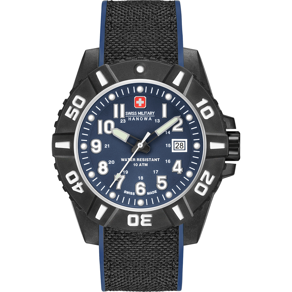 Swiss Military Hanowa 06-4309.17.003 Black Carbon Watch