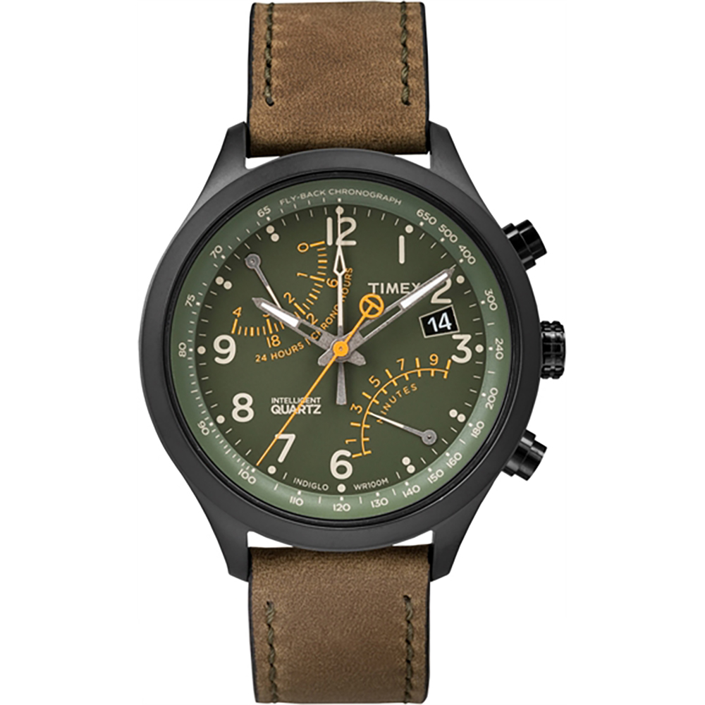 Timex IQ T2P381 IQ Fly-Back Watch