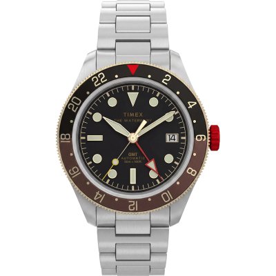 Timex Waterbury TW2Y93500 Waterbury Heritage Automatic GMT Watch
