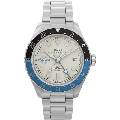 Timex Re-Issues TW2Y94300 Pan Am® x Timex® Waterbury Automatic GMT Watch