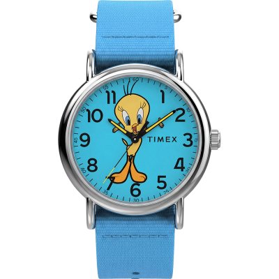 Timex X Warner Brothers TW2Y99500 Looney Tunes x Timex Tweety Bird Weekender Watch