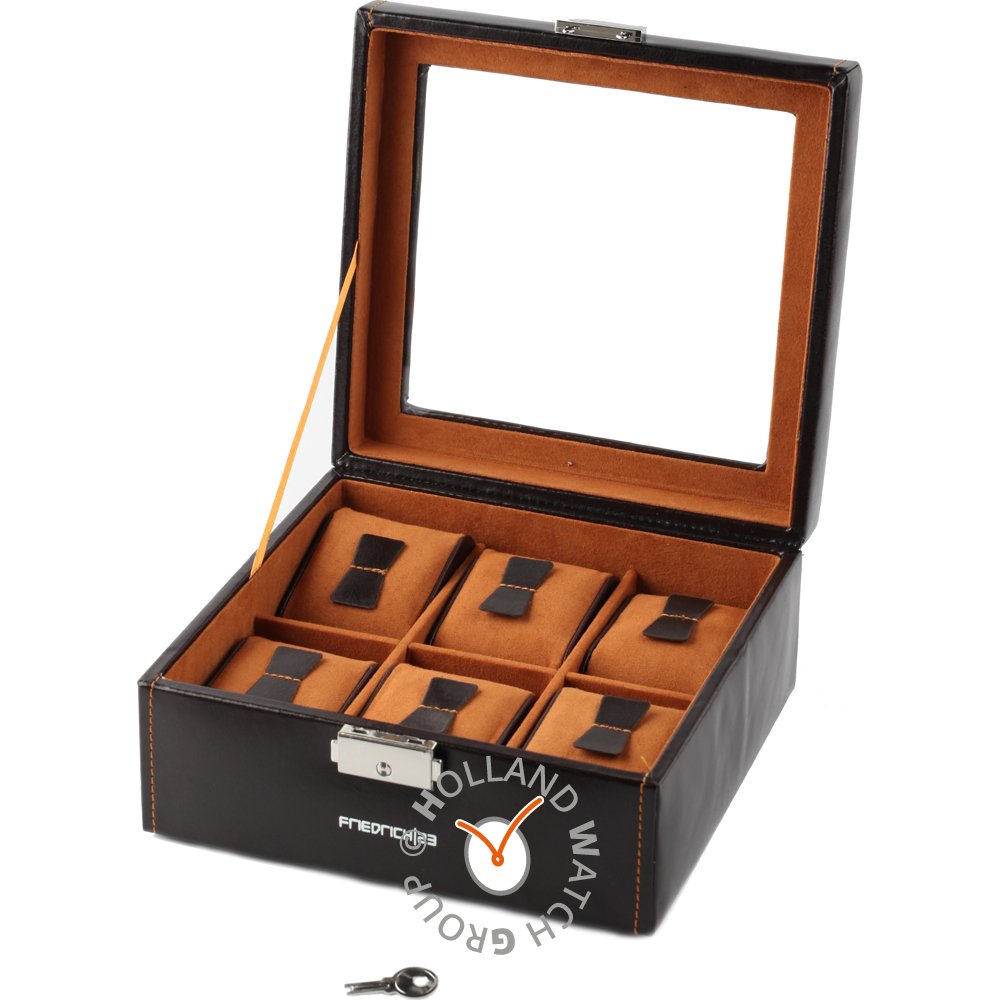 HWG Accessories bond-6-brown1 Watch storage box Watch storage box